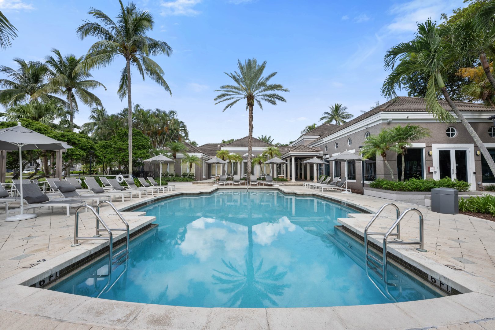 the pool at The Palm Haven